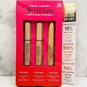 GRANDE COSMETICS THE CULT FAVES LASH & BROW TRAVEL SET